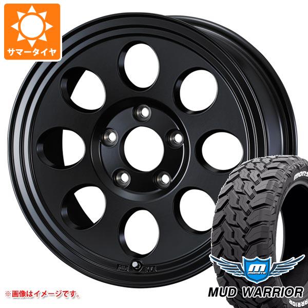 Rakuten - 【タイヤ交換対象】デリカD5用 サマータイヤ モンスタ マッドウォーリアー LT235/70R16 104/101Q ホワイトレター ジムライン タイプ2 7.0-16 タイヤホイール4本セット