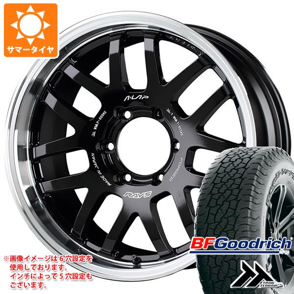 【タイヤ交換対象】ランドクルーザー プラド 150系用 サマータイヤ BFグッドリッチ トレールテレーンT/A 265/65R18 114T アウトラインホワイトレター レイズ エーラップ 07X 8.0-18 タイヤホイール4本セット
