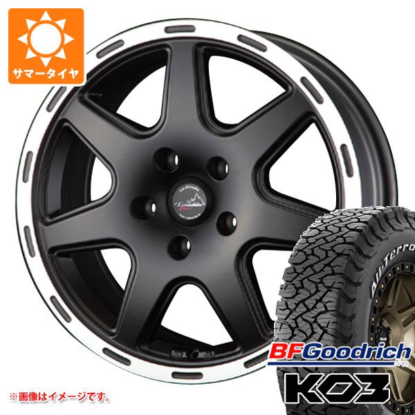 【タイヤ交換対象】ジープ レネゲード BU/BV系用 2025年製サマータイヤ BFグッドリッチ オールテレーンT/A KO3 LT225/70R16 102/99S ホワイトレター ラ・ストラーダ ティラード クロス タイヤホイール4本セット