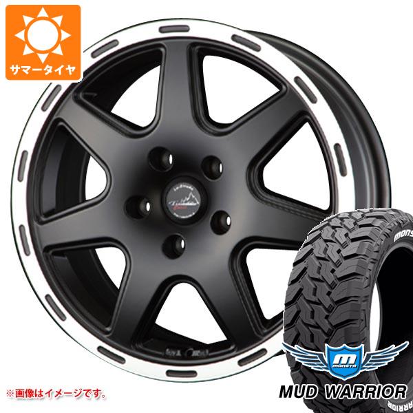 【タイヤ交換対象】ジープ ラングラー JK/JL系用 サマータイヤ モンスタ マッドウォーリアー LT265/70R17 121/118Q ホワイトレター ラ・ストラーダ ティラード クロス タイヤホイール4本セット