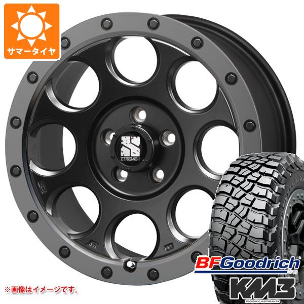 【タイヤ交換対象】5本セット ジープ ラングラー JK/JL系用 サマータイヤ BFグッドリッチ マッドテレーンT/A KM3 35x12.50R17LT 121Q MLJ エクストリームJ XJ03 タイヤホイール5本セット