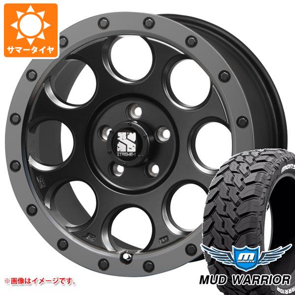 【タイヤ交換対象】ジープ グランドチェロキー WK系用 サマータイヤ モンスタ マッドウォーリアー LT265/60R18 119/116Q ホワイトレター MLJ エクストリームJ XJ03 タイヤホイール4本セット