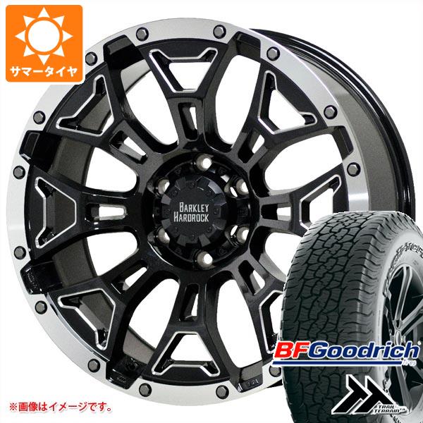 【タイヤ交換対象】ランドクルーザー プラド 150系用 サマータイヤ BFグッドリッチ トレールテレーンT/A 275/55R20 113T アウトラインホワイトレター バークレイハードロック エルバート 8.5-20 タイヤホイール4本セット