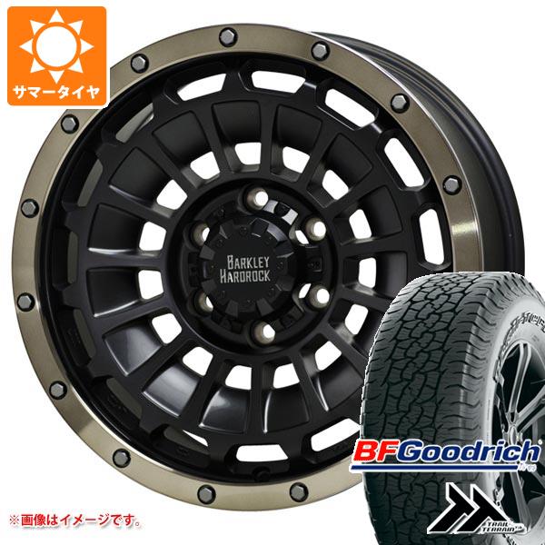 【タイヤ交換対象】ランドクルーザー プラド 150系用 サマータイヤ BFグッドリッチ トレールテレーンT/A 265/60R18 110T アウトラインホワイトレター バークレイハードロック ローガン 8.0-18 タイヤホイール4本セット
