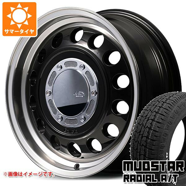 【タイヤ交換対象】スズキ エブリイワゴン DA17W用 サマータイヤ マッドスター ラジアル A/T 165/65R14 79S ホワイトレター ガルシア シスコ タイプ2 4.5-14 タイヤホイール4本セット