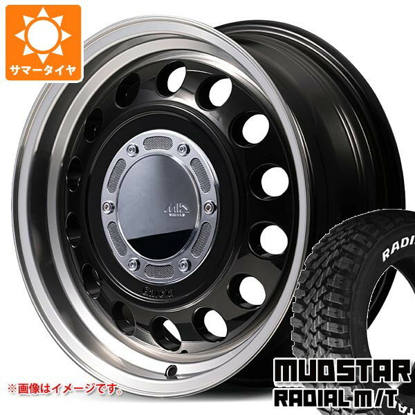 【タイヤ交換対象】スズキ エブリイワゴン DA17W用 サマータイヤ マッドスター ラジアル M/T 165/60R15 77S ホワイトレター ガルシア シスコ タイプ2 4.5-15 タイヤホイール4本セット
