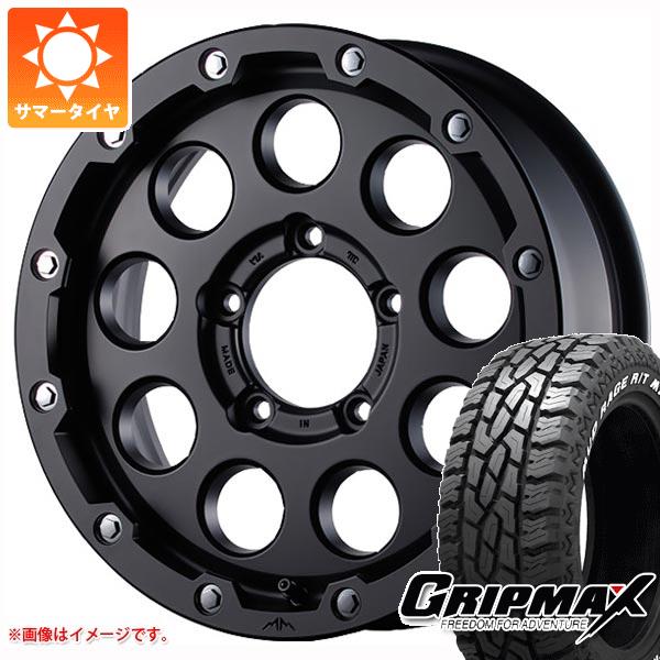 【タイヤ交換対象】5本セット ジムニー用 サマータイヤ グリップマックス マッドレイジ R/T MAX LT185/85R16 105/103Q ホワイトレター ギャルソン マルビーレ マッドラン 5.5-16 タイヤホイール5本セット