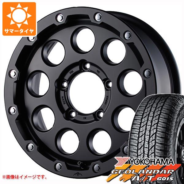 5本セット ジムニー JB64W用 サマータイヤ ヨコハマ ジオランダー A/T G015 205/80R16 104T XL ブラックレター ギャルソン マルビーレ マッドラン 5.5-16 タイヤホイール5本セット