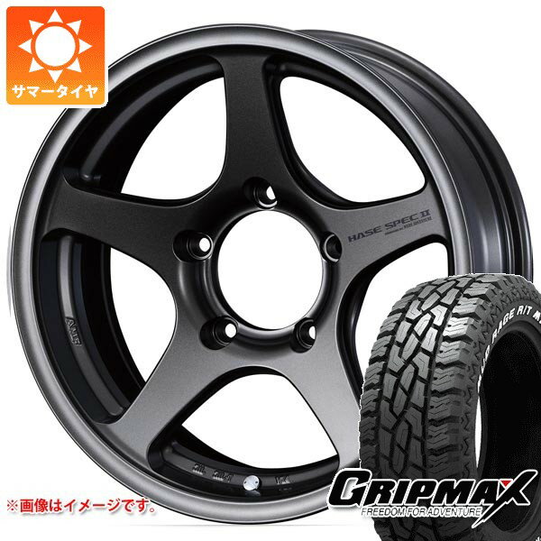 Rakuten - 【タイヤ交換対象】スズキ ジムニーノマド JC74W用 サマータイヤ グリップマックス マッドレイジ R/T MAX LT215/70R16 100/97R ホワイトレター ハセスペック2 5.5-16 タイヤホイール4本セット