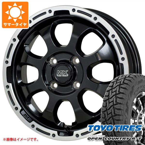 【タイヤ交換対象】キャリイ DA16T用 2025年製 サマータイヤ トーヨー オープンカントリー R/T 165/80R14 97/95N ホワイトレター マッドクロスグレイス 4.5-14 タイヤホイール4本セット