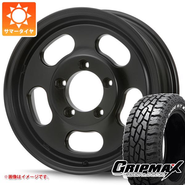 【タイヤ交換対象】スズキ ジムニーノマド JC74W用 サマータイヤ グリップマックス マッドレイジ R/T MAX LT185/85R16 105/103Q ホワイトレター MLJ エクストリームJ Dスロット 5.5-16 タイヤホイール4本セット