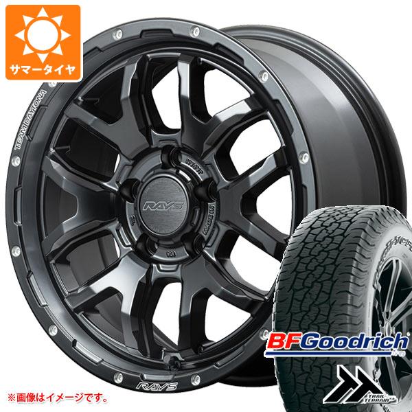 【タイヤ交換対象】エクリプスクロス GK系用 サマータイヤ BFグッドリッチ トレールテレーンT/A 235/65R17 108T XL アウトラインホワイトレター レイズ デイトナ F6 ブースト 7.0-17 タイヤホイール4本セット
