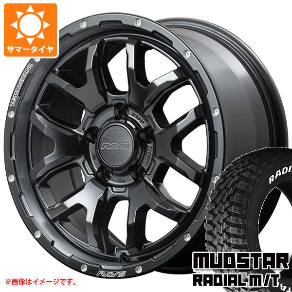 【タイヤ交換対象】エクリプスクロス GK系用 サマータイヤ マッドスター ラジアル M/T 215/70R16 100T ホワイトレター レイズ デイトナ F6 ブースト 7.0-16 タイヤホイール4本セット