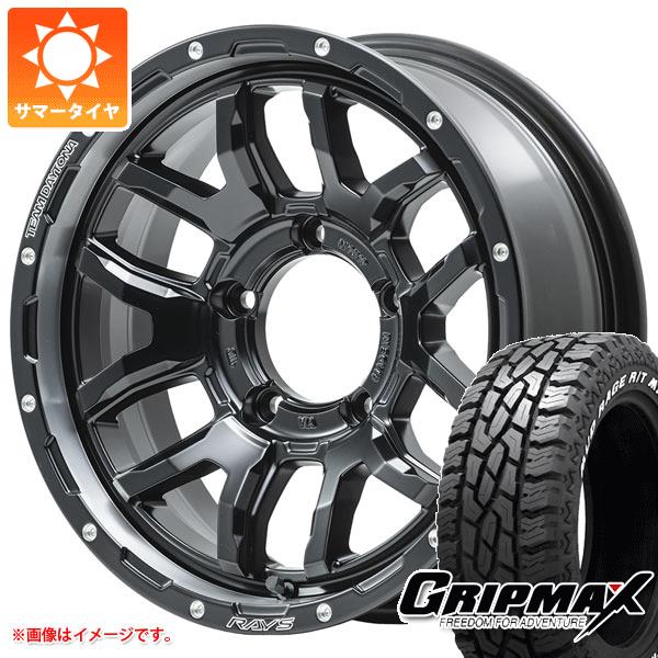 【タイヤ交換対象】スズキ ジムニーノマド JC74W用 サマータイヤ グリップマックス マッドレイジ R/T MAX LT185/85R16 105/103Q ホワイトレター レイズ デイトナ F6 ブースト 6.0-16 タイヤホイール4本セット