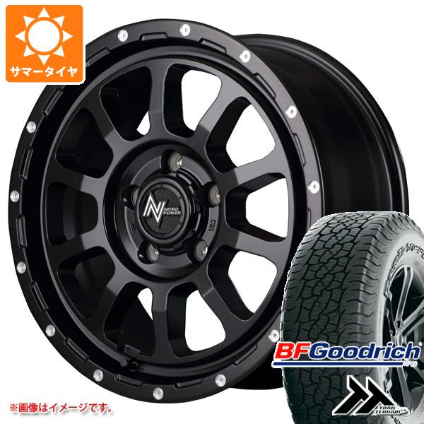 【タイヤ交換対象】エクリプスクロス GK系用 サマータイヤ BFグッドリッチ トレールテレーンT/A 235/65R17 108T XL アウトラインホワイトレター ナイトロパワー M10 パーシング 7.0-17 タイヤホイール4本セット