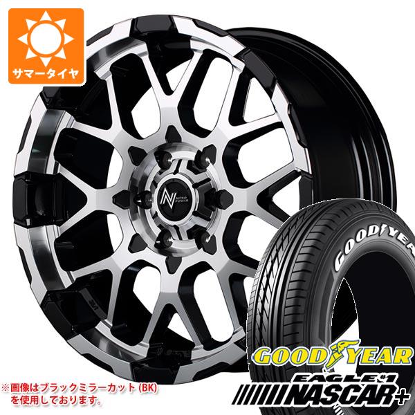 【タイヤ交換対象】NV350キャラバン E26用 2026年製 サマータイヤ グッドイヤー イーグル ＃1 ナスカープラス 215/65R16C 109/107R ホワイトレター ナイトロパワー M28 バレット 6.5-16 タイヤホイール4本セット