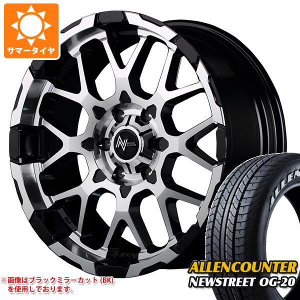 【タイヤ交換対象】NV350キャラバン E26用 サマータイヤ オーレンカウンター ニューストリート OG-20 215/60R17C 109/107T ホワイトレター ナイトロパワー M28 バレット 6.5-17 タイヤホイール4本セット