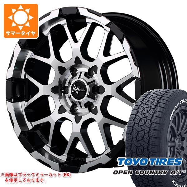 Rakuten - 【タイヤ交換対象】ハイエース 200系用 サマータイヤ トーヨー オープンカントリー A/T3 215/60R17C 109/107R ホワイトレター ナイトロパワー M28 バレット 6.5-17 タイヤホイール4本セット
