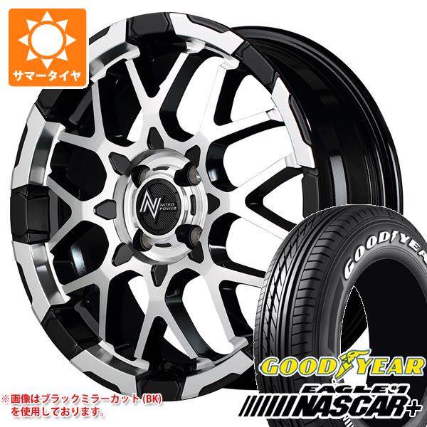 【タイヤ交換対象】ライズ用 2026年製 サマータイヤ グッドイヤー イーグル ＃1 ナスカープラス 215/65R16C 109/107R ホワイトレター ナイトロパワー M28 バレット 6.0-16 タイヤホイール4本セット
