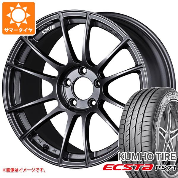 【タイヤ交換対象】サマータイヤ 245/45R18 100Y XL クムホ エクスタ PS71 SSR GTX04 8.5-18 タイヤホイール4本セット