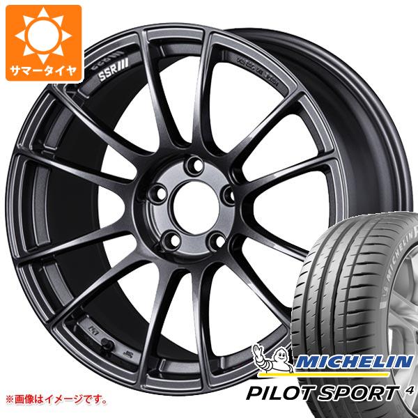【タイヤ交換対象】サマータイヤ 215/40R18 85Y ミシュラン パイロットスポーツ4 SSR GTX04 7.5-18 タイヤホイール4本セット