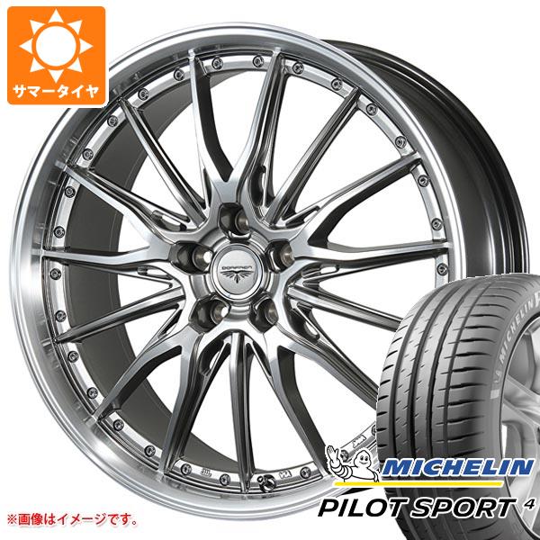 【タイヤ交換対象】サマータイヤ 235/40R19 (96Y) XL ミシュラン パイロットスポーツ4 ドルフレン ヒューヴァー 8.0-19 タイヤホイール4本セット
