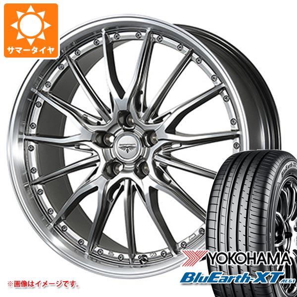 【タイヤ交換対象】サマータイヤ 215/55R17 94V ヨコハマ ブルーアースXT AE61 ドルフレン ヒューヴァー 7.0-17 タイヤホイール4本セット