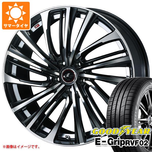 【タイヤ交換対象】サマータイヤ 225/60R17 99H グッドイヤー エフィシエントグリップ RVF02 レオニス FS 7.0-17 タイヤホイール4本セット