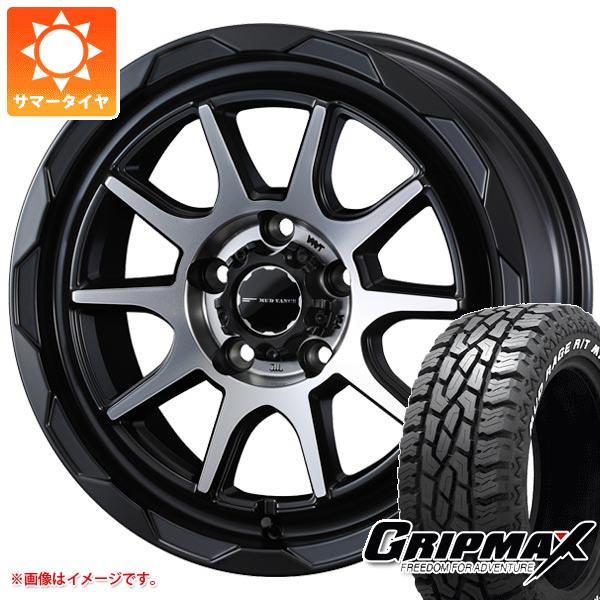 【タイヤ交換対象】エクリプスクロス GK系用 サマータイヤ グリップマックス マッドレイジ R/T MAX LT215/70R16 100/97R ホワイトレター マッドヴァンス06 7.0-16 タイヤホイール4本セット