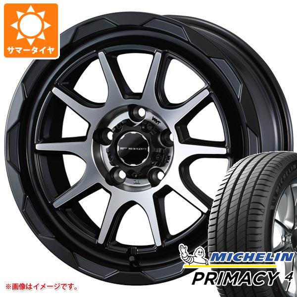 【タイヤ交換対象】エクリプスクロス GK系用 サマータイヤ ミシュラン プライマシー4 225/65R17 102H マッドヴァンス06 7.0-17 タイヤホイール4本セット