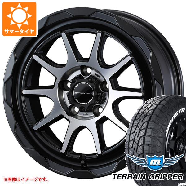 【タイヤ交換対象】エクリプスクロス GK系用 サマータイヤ モンスタ テレーングリッパー 225/65R17 106T ホワイトレター マッドヴァンス06 7.0-17 タイヤホイール4本セット