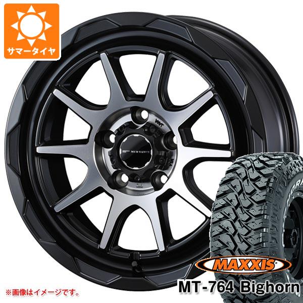 【タイヤ交換対象】サマータイヤ 225/75R16 10PR マキシス MT-764 ビッグホーン アウトラインホワイトレター マッドヴァンス06 7.0-16 タイヤホイール4本セット