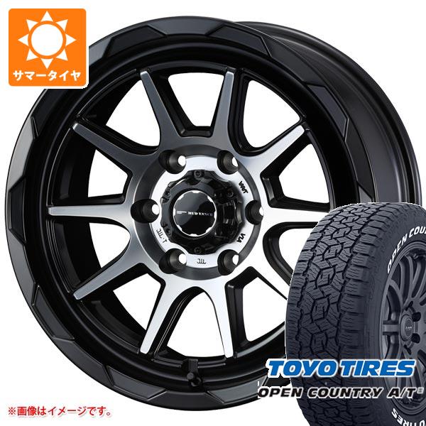 Rakuten - 【タイヤ交換対象】トヨタ ランドクルーザー250用 サマータイヤ トーヨー オープンカントリー A/T3 265/70R18 116H ホワイトレター マッドヴァンス06 8.5-18 タイヤホイール4本セット