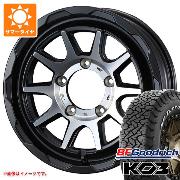 【タイヤ交換対象】5本セット ジムニーシエラ JB74W用 2026年製 サマータイヤ BFグッドリッチ オールテレーンT/A KO3 LT215/70R16 100/97S ホワイトレター マッドヴァンス06 6.0-16 タイヤホイール5本セット