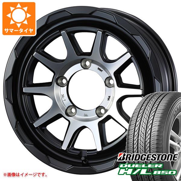 【タイヤ交換対象】5本セット ジムニーシエラ JB74W用 サマータイヤ ブリヂストン デューラー H/L850 215/70R16 100H マッドヴァンス06 6.0-16 タイヤホイール5本セット