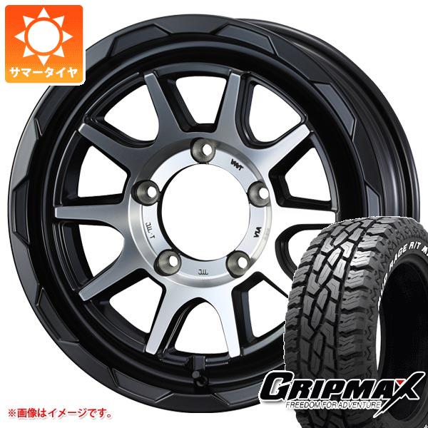 【タイヤ交換対象】スズキ ジムニーノマド JC74W用 サマータイヤ グリップマックス マッドレイジ R/T MAX LT185/85R16 105/103Q ホワイトレター マッドヴァンス06 6.0-16 タイヤホイール4本セット