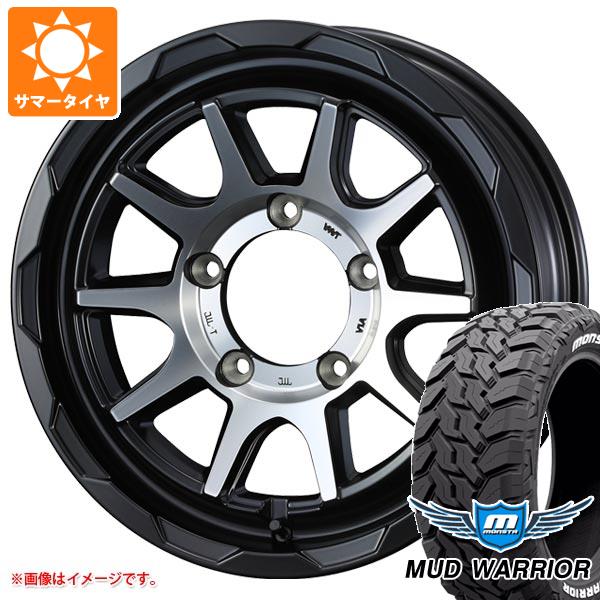 【タイヤ交換対象】スズキ ジムニーノマド JC74W用 サマータイヤ モンスタ マッドウォーリアー LT215/70R16 107/105Q ホワイトレター マッドヴァンス06 6.0-16 タイヤホイール4本セット