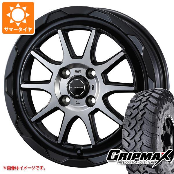 【タイヤ交換対象】アトレーワゴン S300系用 サマータイヤ グリップマックス マッドレイジ M/T 185R14C 102/100Q ホワイトレター マッドヴァンス06 4.5-14 タイヤホイール4本セット