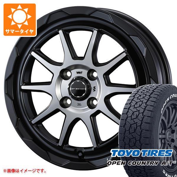 【タイヤ交換対象】キャリイ DA16T用 サマータイヤ トーヨー オープンカントリー A/T3 165/80R14 97/95N LT ホワイトレター マッドヴァンス06 4.5-14 タイヤホイール4本セット
