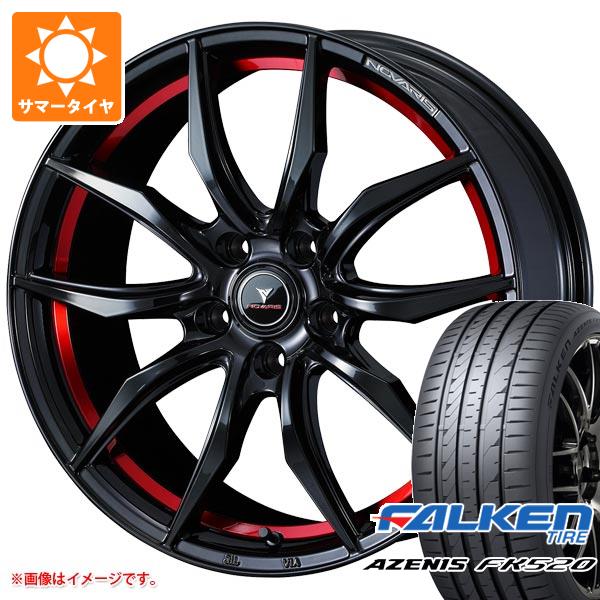 乐天商城 - 【タイヤ交換対象】サマータイヤ 235/55R18 104Y XL ファルケン アゼニス FK520L ノヴァリス ローグ VF 8.0-18 タイヤホイール4本セット