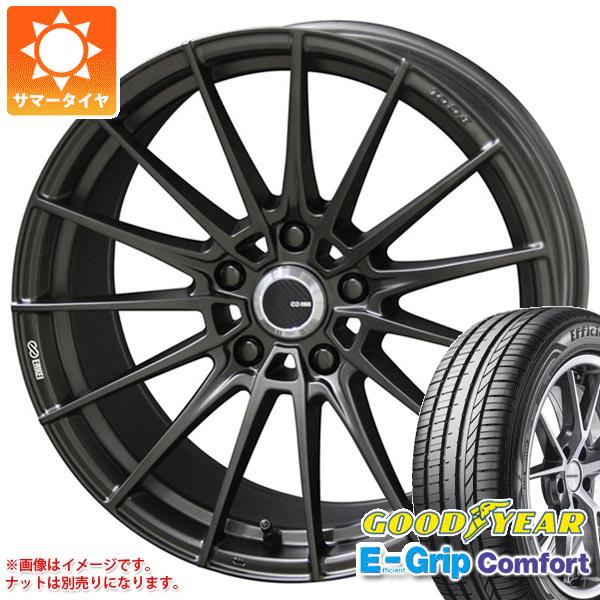 【タイヤ交換対象】サマータイヤ 225/40R19 93W XL グッドイヤー エフィシエントグリップコンフォート エンケイチューニング FC01 8.0-19 タイヤホイール4本セット
