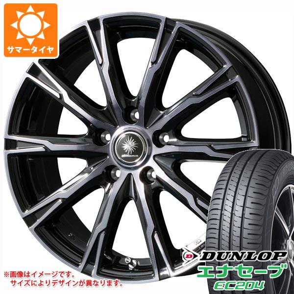 【タイヤ交換対象】サマータイヤ 175/70R14 84S ダンロップ エナセーブ EC204 ディルーチェ DX10 5.5-14 タイヤホイール4本セット