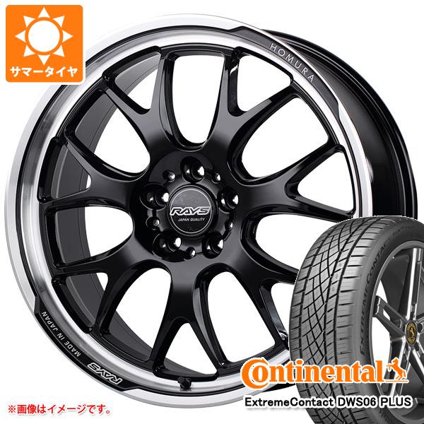 【タイヤ交換対象】2024年製 サマータイヤ 245/40R19 98Y XL コンチネンタル エクストリームコンタクト DWS06 プラス レイズ ホムラ 2x7RA 8.0-19 タイヤホイール4本セット