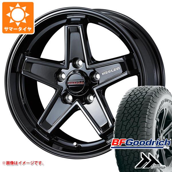 【タイヤ交換対象】サマータイヤ 225/65R17 102T BFグッドリッチ トレールテレーンT/A アウトラインホワイトレター キーラー タクティクス 7.0-17 タイヤホイール4本セット