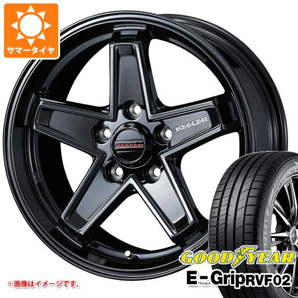 【タイヤ交換対象】サマータイヤ 215/60R17 100H XL グッドイヤー エフィシエントグリップ RVF02 キーラー タクティクス 7.0-17 タイヤホイール4本セット