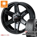 【タイヤ交換対象】トヨタ ランドクルーザー300用 サマータイヤ ヨコハマ ジオランダー A/T4 G018 265/65R18 114H ブラックレター キーラー タクティクス 7.5-18 タイヤホイール4本セット