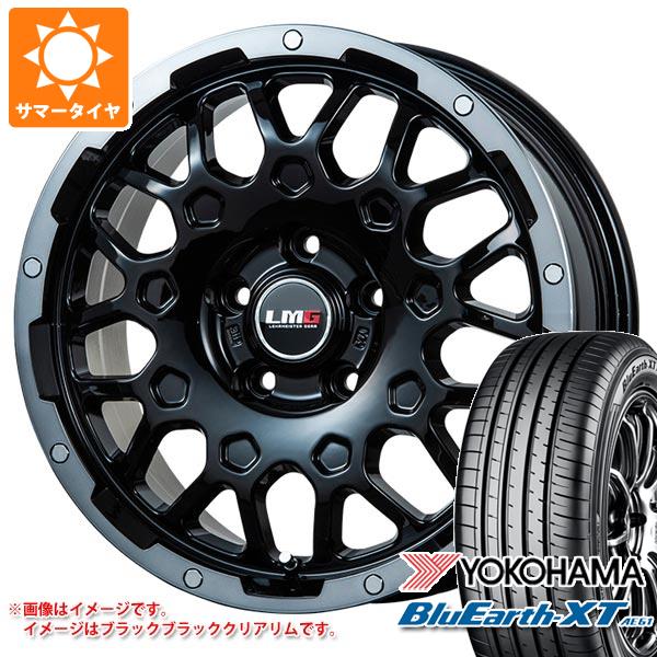 【タイヤ交換対象】デリカD5用 サマータイヤ ヨコハマ ブルーアースXT AE61 215/70R16 100H LMG MS-9W 6.5-16 タイヤホイール4本セット