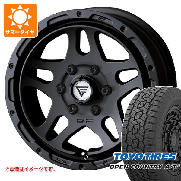 【タイヤ交換対象】トヨタ ハイエース 200系用 サマータイヤ トーヨー オープンカントリー A/T3 215/70R16 100T ブラックレター デルタフォース オーバーランダー 7.0-16 タイヤホイール4本セット