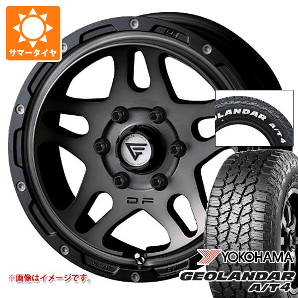 トヨタ ハイエース 200系用 サマータイヤ 2026年製 ヨコハマ ジオランダー A/T4 G018 215/65R16C 109/107S ホワイトレター デルタフォース オーバーランダー 7.0-16 タイヤホイール4本セット