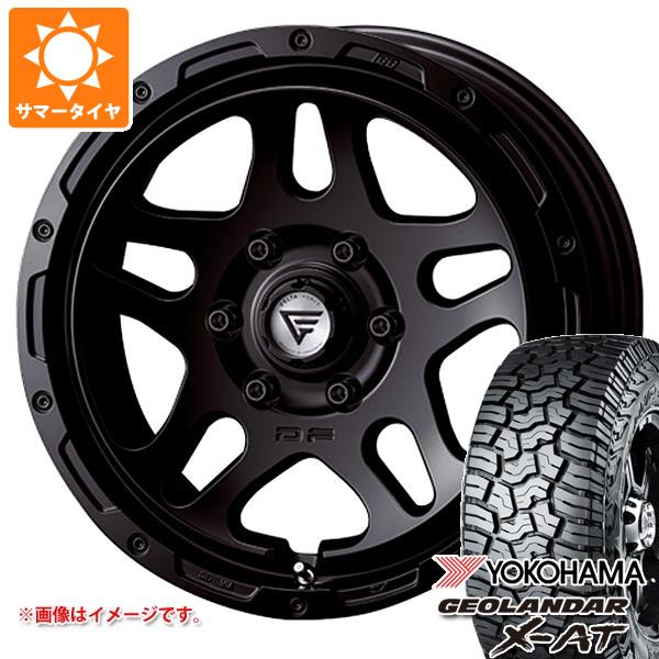 【タイヤ交換対象】トヨタ ランドクルーザー300用 サマータイヤ ヨコハマ ジオランダー X-AT G016 265/65R18 114T ブラックレター デルタフォース オーバーランダー 8.0-18 タイヤホイール4本セット